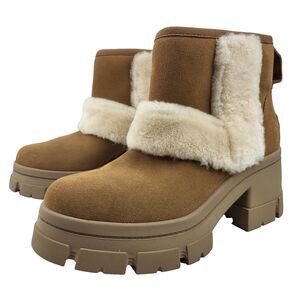 UGG BROOKLYN SUNBURST ANKLE BOOTS SUEDE US 11